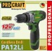 Дрель-шуруповерт Procraft PA12 Pro INDUSTRIAL